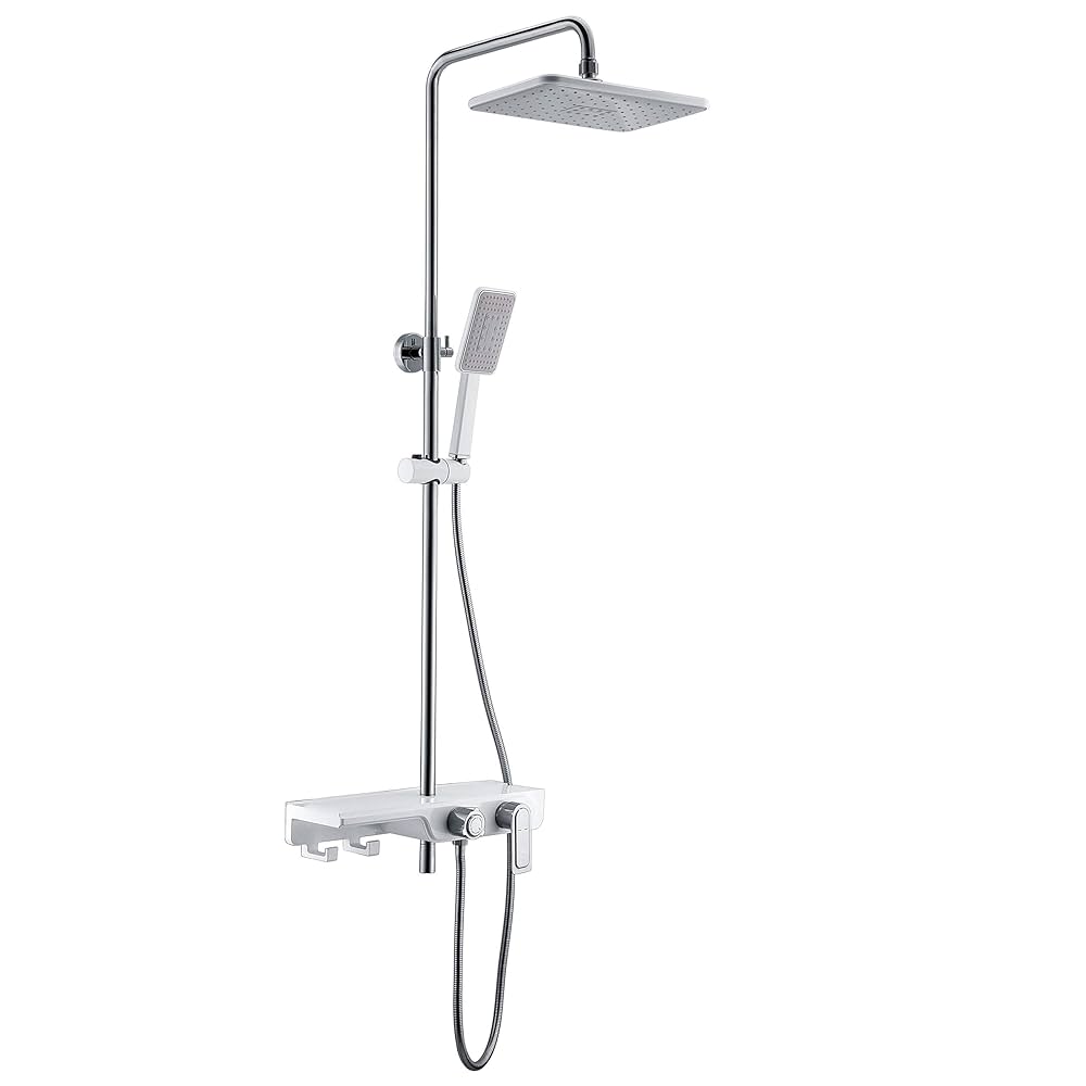 洋書 Golden shower girl 2 YJROOMS Brushed Gold Concealed Shower Set Rould Brass